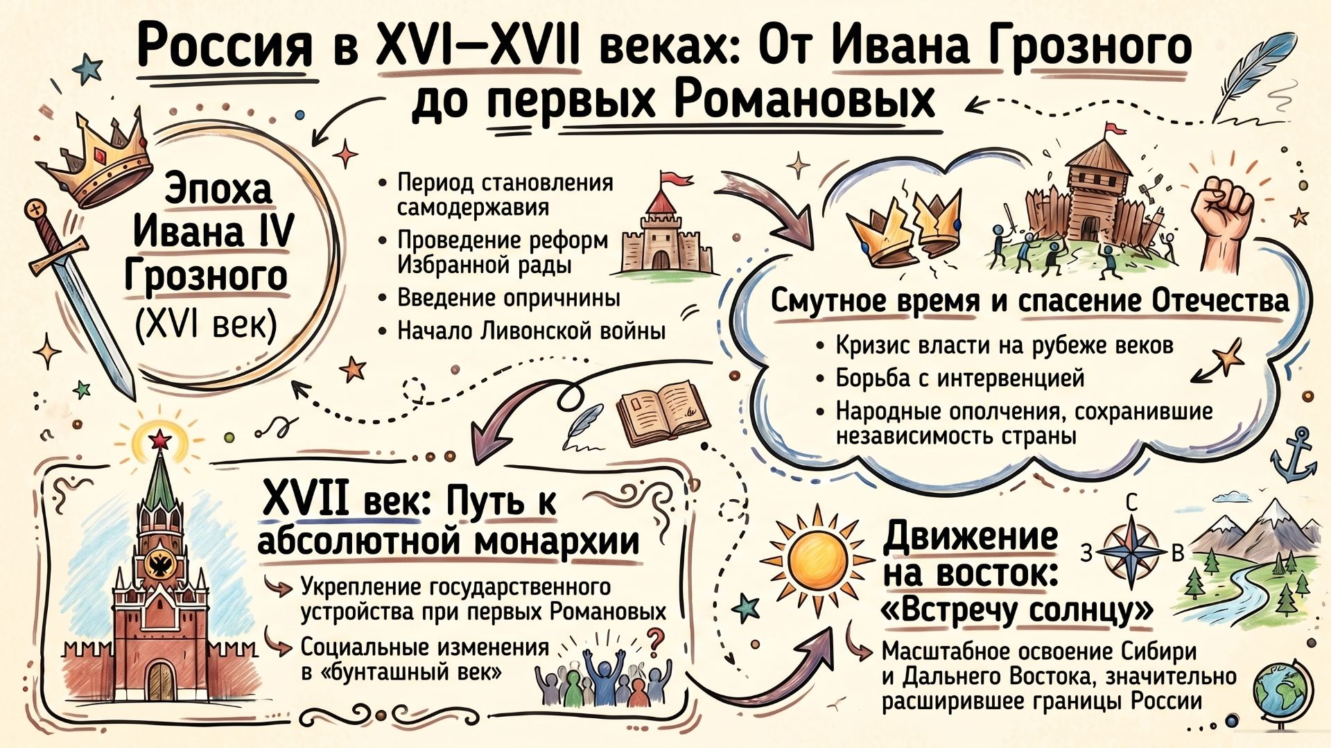 ГДЗ по истории России 7 класс Мединский Торкунов