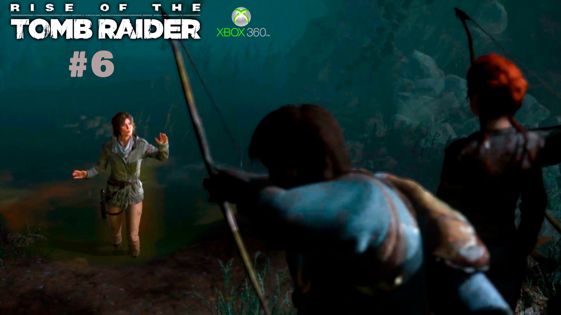 Нашли лагерь союзников-Rise Of The Tomb Raider(#6)(без комментариев)