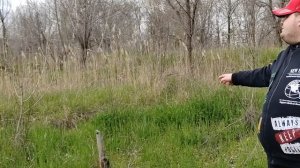 Никита показывает камыш