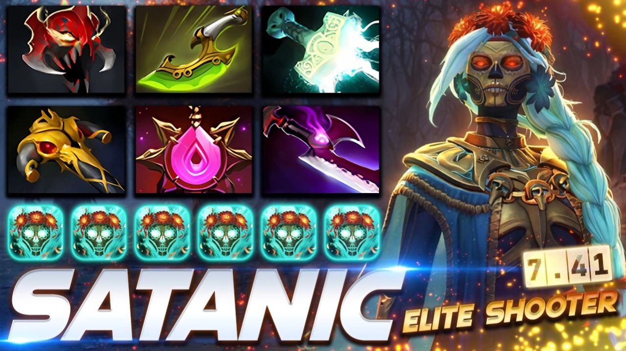 Satanic Muerta — профессиональный геймплей в Dota 2 [Смотри и учись]