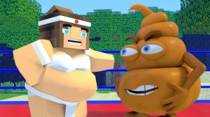 Лучший рассказ ｜ Сумо с большим дерьмом. Майнкрафт Мультик