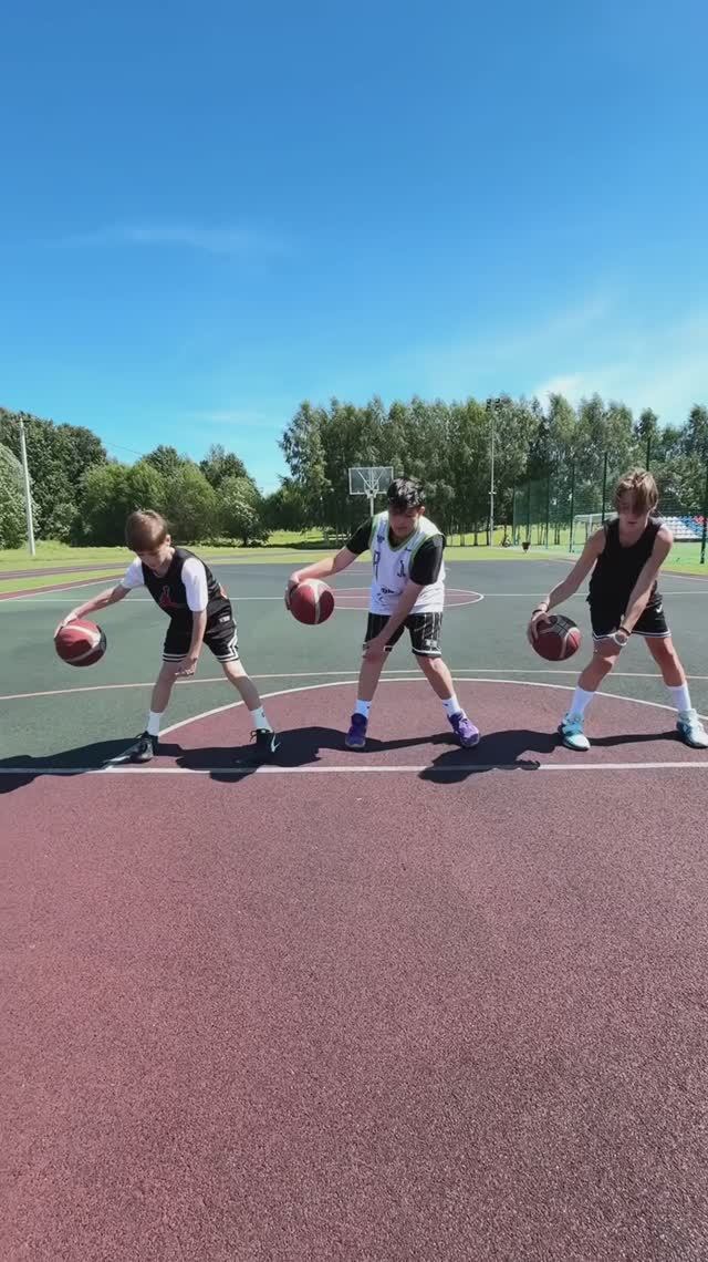 🏀 Видео ученицы Антонины с практики. Тренировка баскетбол