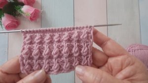 Рельефный узор с эффектом 3D.