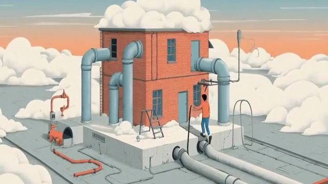 Практические советы по прочистке труб канализации от снега на крыше