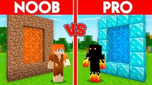 МОД ПОРТАЛОВ МАЙНКРАФТ: НУБ ПРОТИВ ПРО