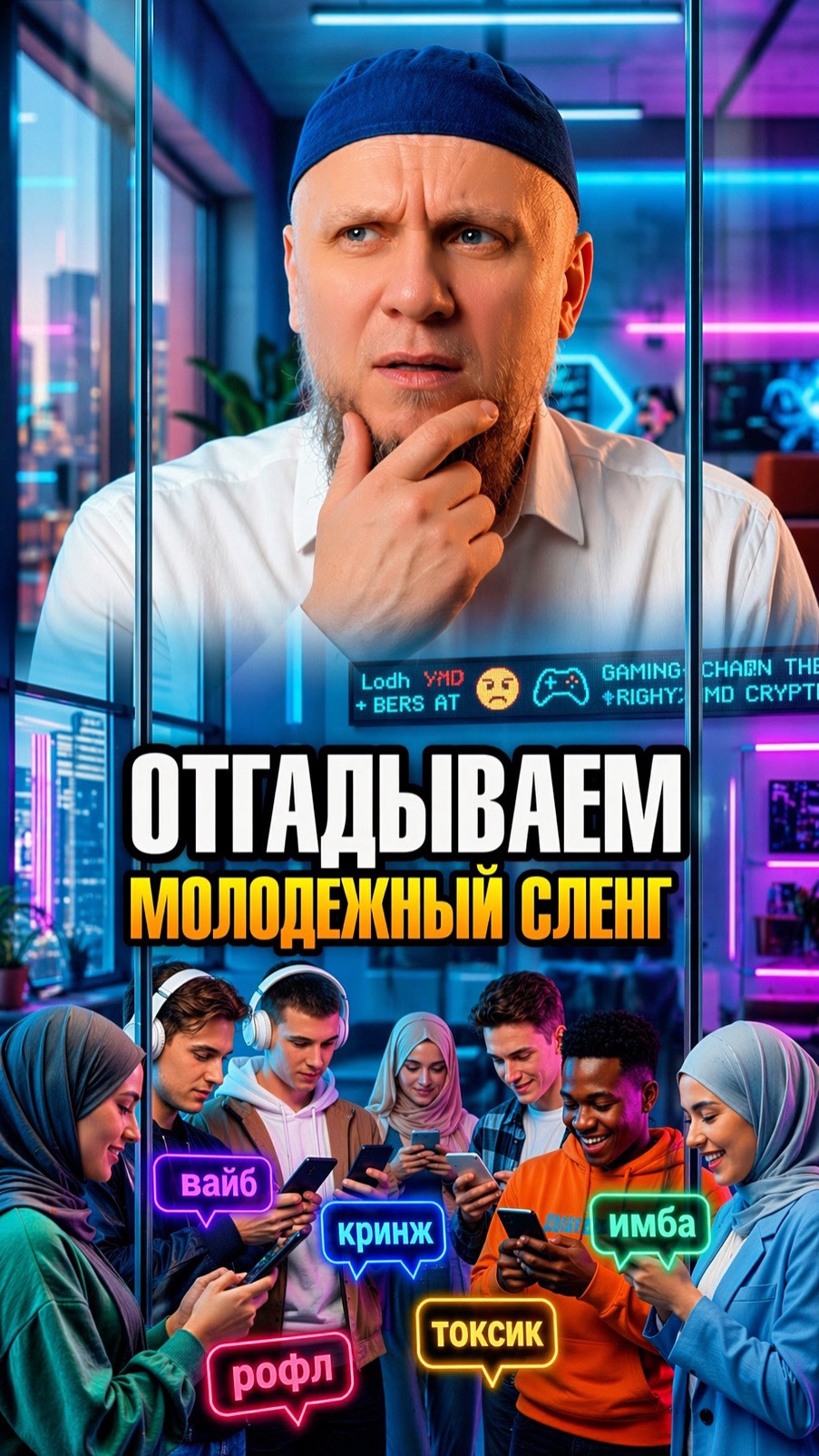 ОТГАДЫВАЕМ СЛЕНГ, НА КОТОРОМ ОБЩАЕТСЯ МОЛОДЁЖЬ #апмрф #ислам #религия