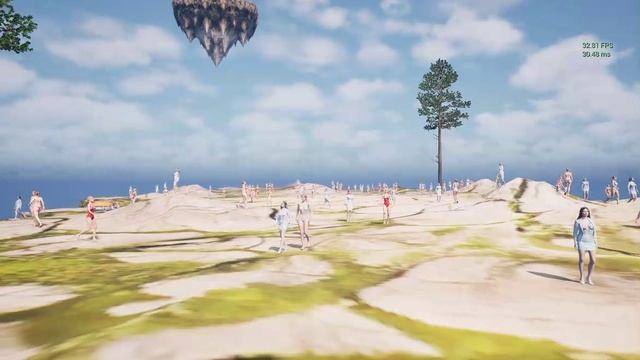 Летающие острова - технодемо