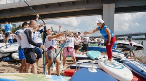 САП прогулки СПб парк 300-летия пляж Питерлэнд Лахта центр MAX EVENTS