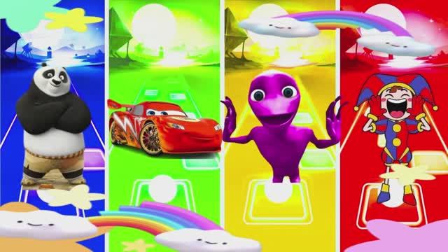 МУЛЬТИК КУНГ-ФУ ПАНДА против МОЛНИИ МАКВИНА и ПОМНИ 🐼 ВЕСЕЛЫЙ ТАНЕЦ героев мультфильмов