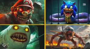 МУЛЬТИК про синего ежика СОНИКА и ПАРОВОЗИКА ТОМАСА 👊 БИТВА МОНСТРОВ и веселый танец МАРИО