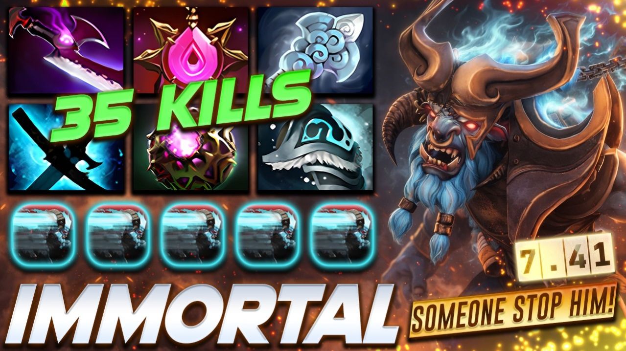 Spirit Breaker 35 KILLS - SOMEONE STOP HIM! — профессиональный геймплей в Dota 2 [Смотри и учись]