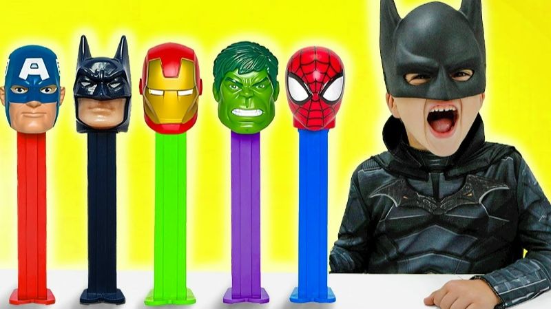 Дети превращаются в супергероев с помощью волшебных конфет