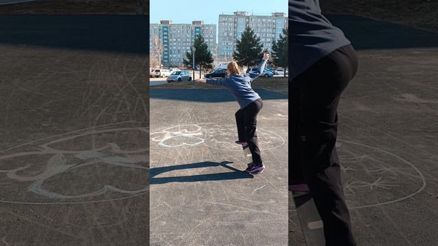 Учим новый трюк на скейте 2 ЧАСТЬ