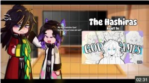 [⚠️𝑾𝑨𝑻𝑪𝑯 𝑰𝑵 0.75 𝑺𝑷𝑬𝑬𝑫!⚠️] The Hashiras React To God's Game, Kny, Demon Slayer, 1, 1