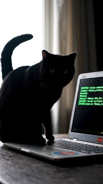 Кот как системный ошибочный пакет обновления #cat #видосыоткота #cute #веселыекоты #funnycats