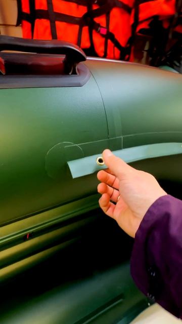 Люверсный пояс на гребной лодке