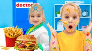 Дети учатся хорошим привычкам и здоровому питанию