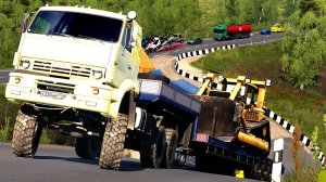 631 / ETS2 1.53 / Суровая Россия Забайкалье "R7" / КАМАЗ 65225 БАТЫР