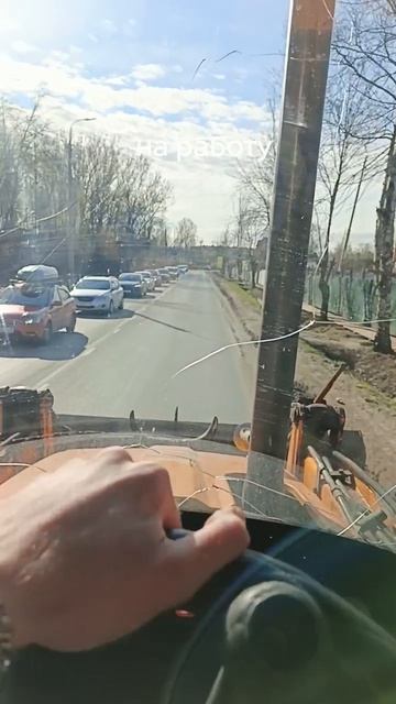 на работу мчим 🫡🚜#работа #jcb #Ярославль #рек #экскаватор