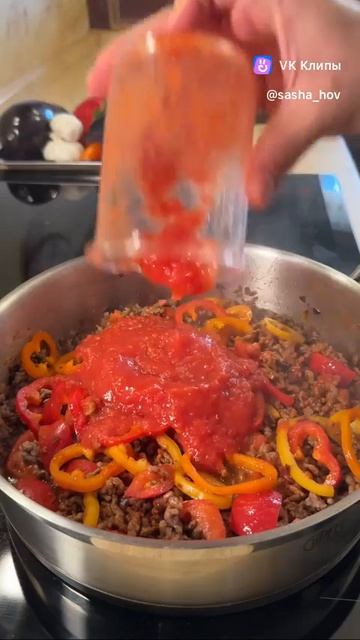 Delicious eggplant with meat 🍆