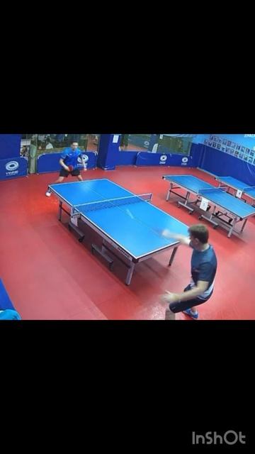 Настольный теннис.Игра по углам