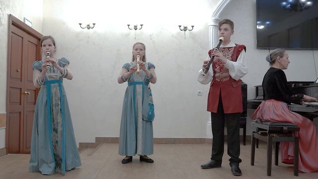 Музыкальная капель 2 группа ансамбль Канцона духовые Х.Глюк Анданте Ж. Рамо Тамбурин