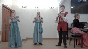 Музыкальная капель 2 группа ансамбль Канцона духовые Х.Глюк Анданте Ж. Рамо Тамбурин