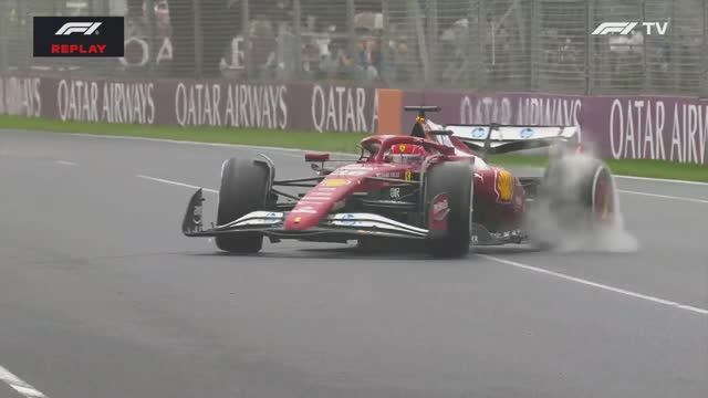 Формула 1. Разворот Леклера на ГП Австралии 2025 (гонка)