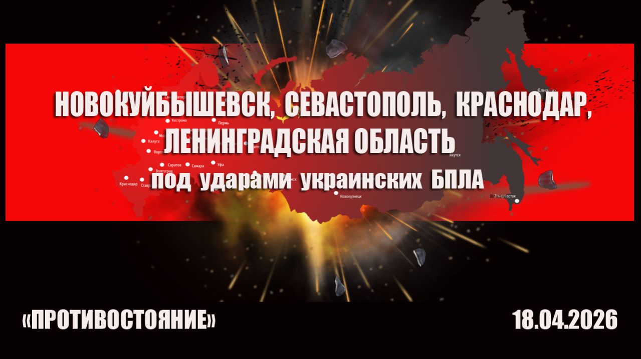Новокуйбышевск, Севастополь, Краснодар, Ленинградская область под ударами украинских БПЛА