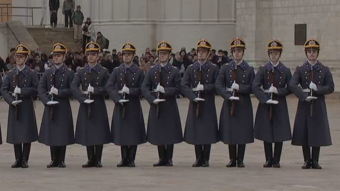 В Кремле прошёл первый в этом году развод караулов