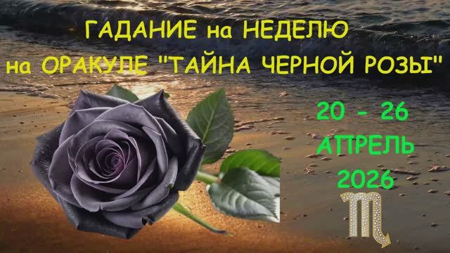 СКОРПИОН: ГАДАНИЕ на НЕДЕЛЮ с 20 по 26 АПРЕЛЯ 2026 года на Оракуле 