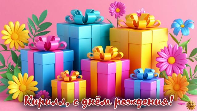 Кирилл с днём рождения