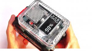 Адаптер, быстрая зарядка 140 Ватт для литиевых аккумуляторов в обе стороны Makita, Milwoukee, DeWalt