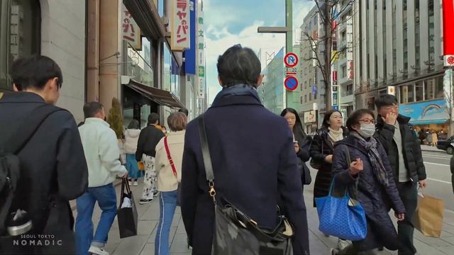 Токио Япония 2026 Прогулка по Синдзюку Кабуки-тё Синбаси и Гинзе обзор районов города