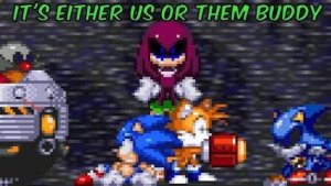 knuckles exe the emerald curse, последняя концовка за соника и тейлза