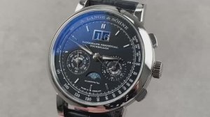 А. Lange & Sohne Saxonia Datograph Perpetual Calendar Tourbillon Limited Edition 740.036F