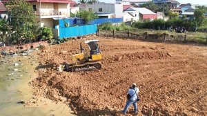 100_ successful project size 20x22 in one day by D-31A bulldozer