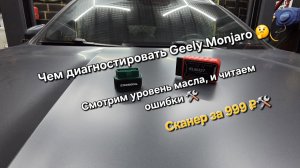 Чем читать ошибки на Geely Monjaro и как проверить уровень масла на Geely Monjaro. Диагностика Geely