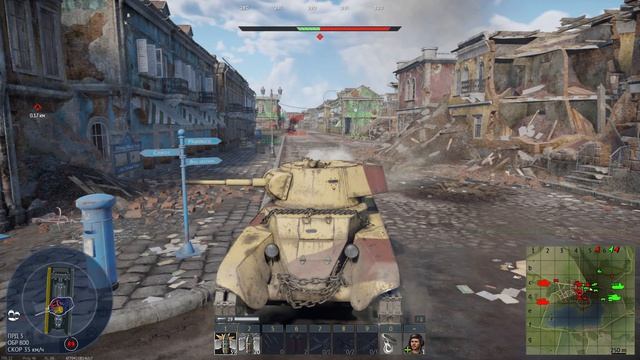 War Thunder. Часть 15. Танковые бои №71-№75.