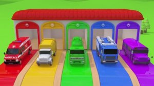 Собираем Горку и Учим Цвета с Молнией Маквин! Сборка Колёс и Сюрприз Яйцо с Городскими Машинами