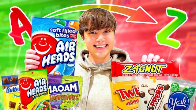 Мистер Макс. Покупаем конфеты по алфавиту