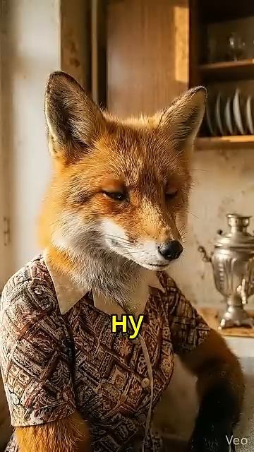 Лисица и волчица сплетничают!