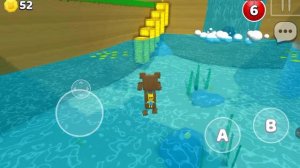 начинаю свой канал и прохожу первый мир в мишке