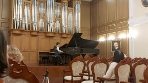 И. С. Бах Трёхголосные инвенции №12 и 13 К. Черни Этюд 299 В. А. Моцарт 9 вариаций 15.02.23 г.