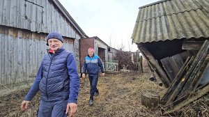 Смог доехать на машине до дома в деревне, шашлык в русской печи, уборка в доме и подготовка к Пасхе.