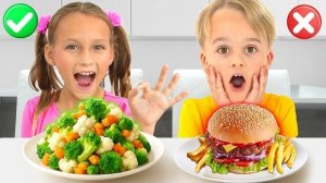 Дети учатся делать правильный выбор в еде — Полезные истории с Крисом