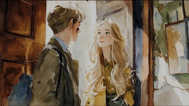 Лариса Рубальская Огонь на снегу (акварель)