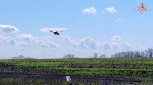 Воздушный крестный ход вдоль полосы действий подразделений группировки войск «Запад»