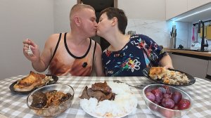 Мукбанг ОБМЫЛИ наши покупки и обсудили наши ВАЖНЫЕ ДЕЛА, их надо СРОЧНО решать! Семейный ужин