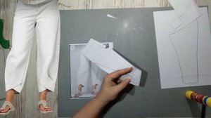 Моделирование. Решение нестандартного низа джинсов. Выкройка № 2035.